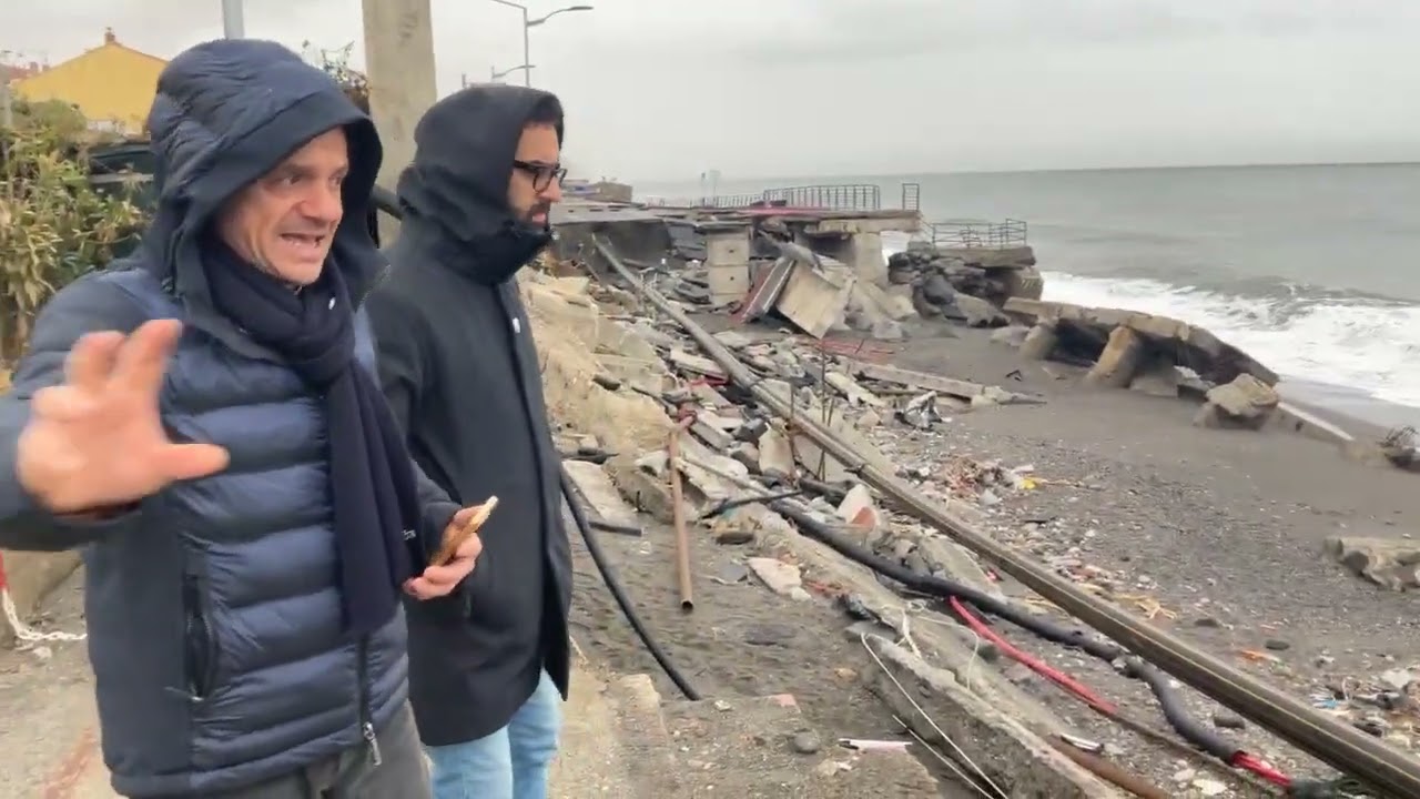 Cateno De Luca - La tragedia degli effetti del ciclone Harry nel Comune di Santa .. (25.01.26)