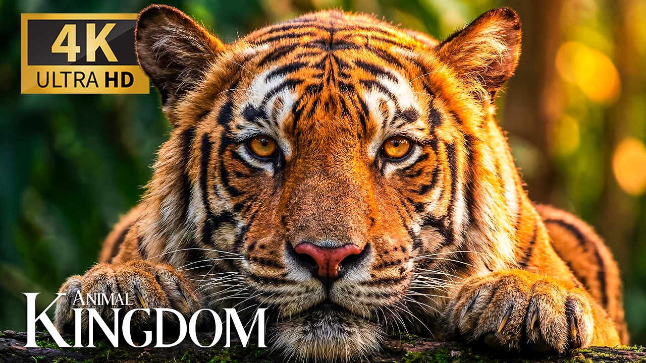 Animal Kingdom 4K 🌿 Peaceful Wildlife & Stunning Landscapes with Deeply Relaxing Piano Music