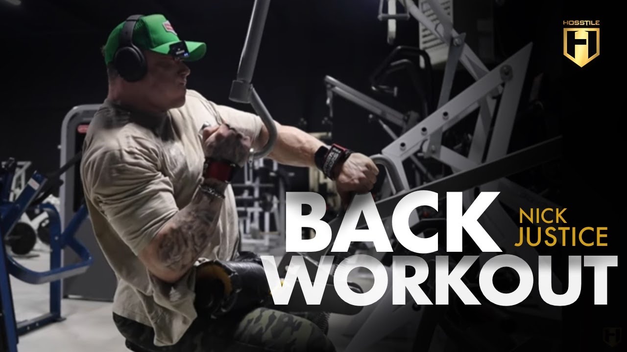 Back Workout with NPC Competitor Nick Justice | 5 Weeks Out | HOSSTILE