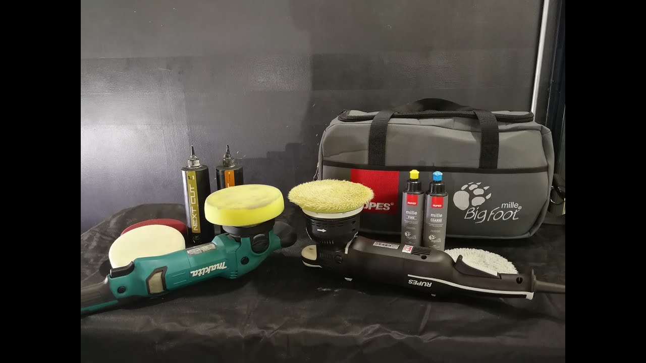 [ทดสอบ] รีวิว เครื่องขัดสี  RUPES BigFoot LK 900E Mille Gear Driven Polisher and Makita PO5000c