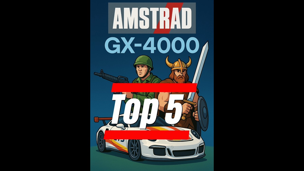 Top 5 Amstrad GX-4000 #retrogaming #amstrad #gameplay #games #gaming #retro