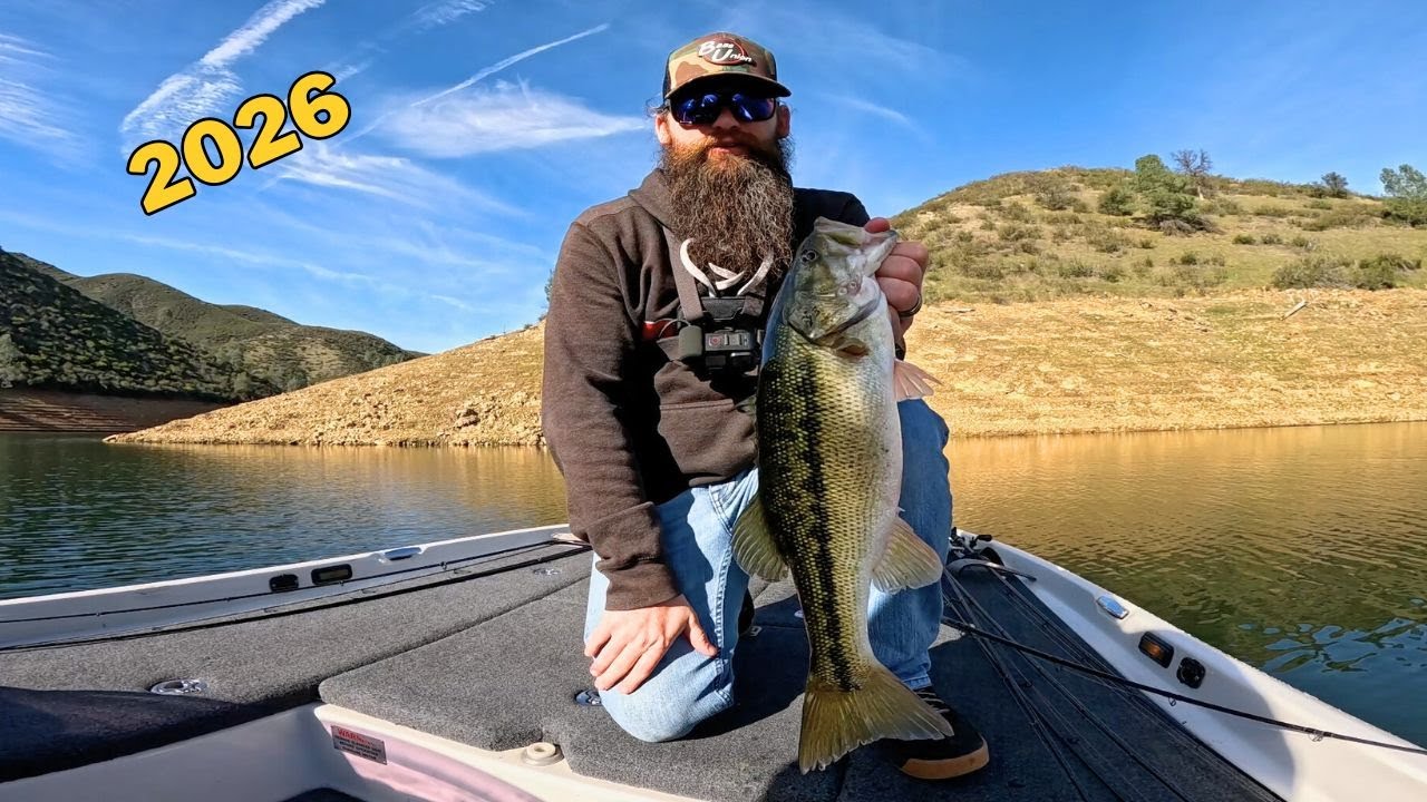 First trip of 2026 - Winter California Bass Fishing