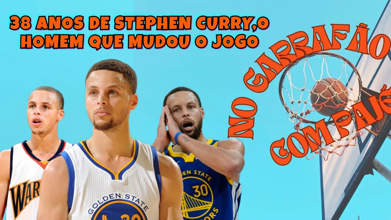 NO GARRAFÃO COM PAJÉ #7 - STEPHEN CURRY, 38 ANOS DE UMA LENDA. O HOMEM QUE MUDOU O JOGO 