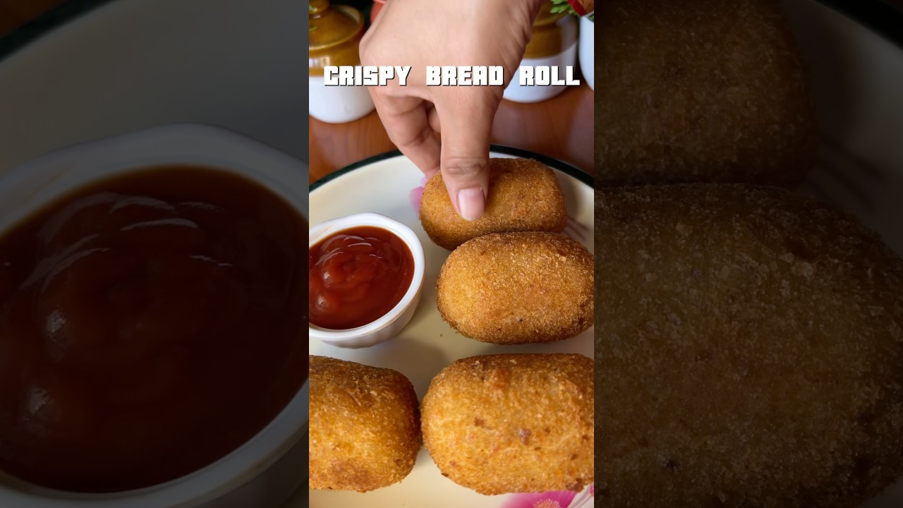 Crispy Bread Roll Recipe | Potato Bread Roll | Eat & Repeat #viral #trending #shorts