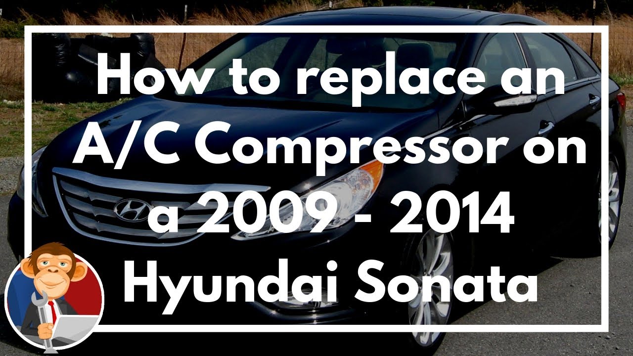 How to replace the A/C Compressor on a 2009-2014 Hyundai Sonata 2.4L - EGM DIY