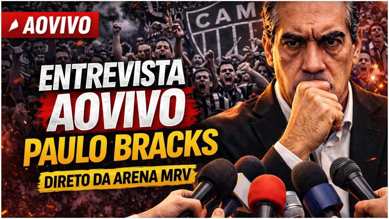 ⚫ AOVIVO EXCLUSIVO ENTREVISTA PAULO BRACKS DIRETO DA ARENA MRV - ⚫