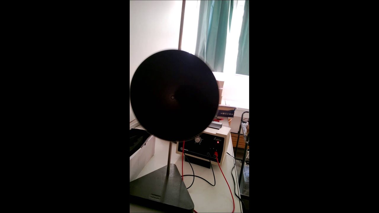 Exp&eacute;rience stroboscopie.