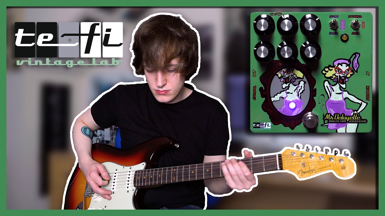 My Favourite 100% Analog Tape Style Delay Pedal?! Ms Delayette - TEFI Vintage Lab Pedal Demo
