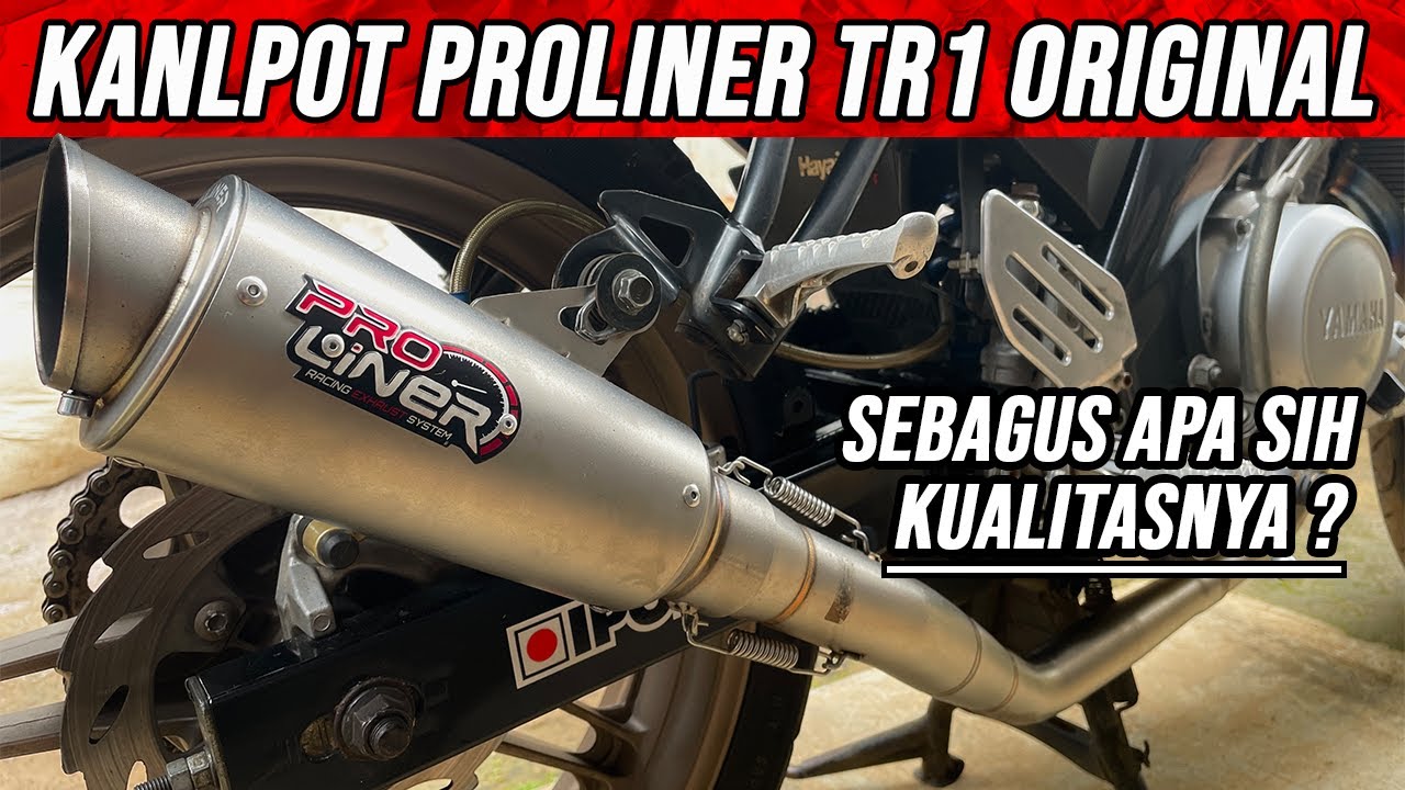 🔴Review Detail┃Knalpot PROLINER TR1 Full system