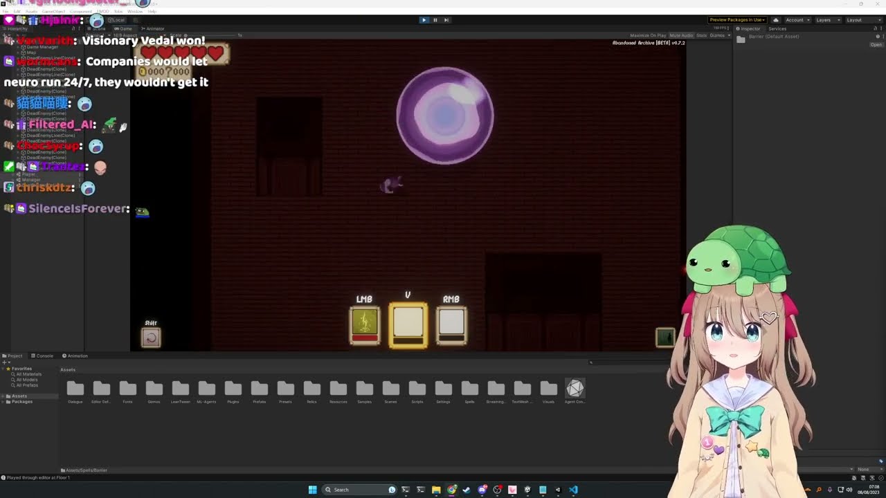 Vedal answer what would he do if a company approach him and offers a ton of money for Neuro-Sama