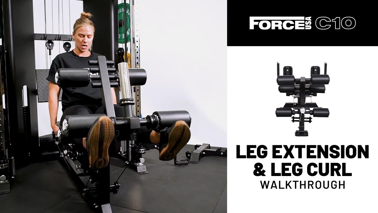 Force USA C10 Bench | Leg Extension and Leg Curl Walkthrough