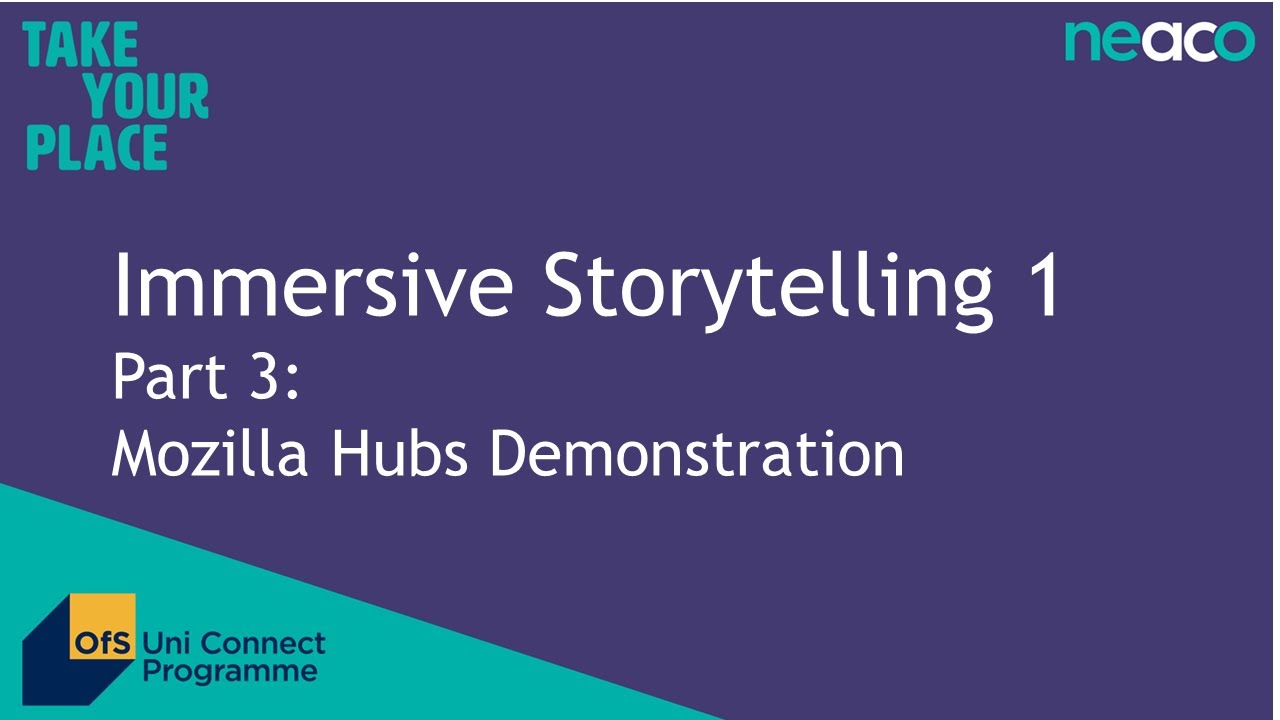 Immersive Storytelling 1.3 - Mozilla Hubs Demonstration