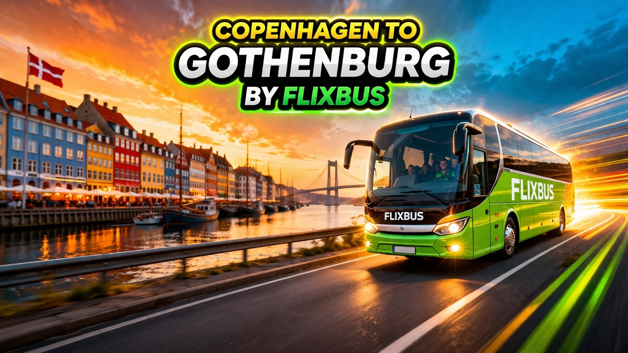 Copenhagen to Gothenburg by flixbus 170 Dkk  | Traveling by bus from Copenhagen to Gothenburg