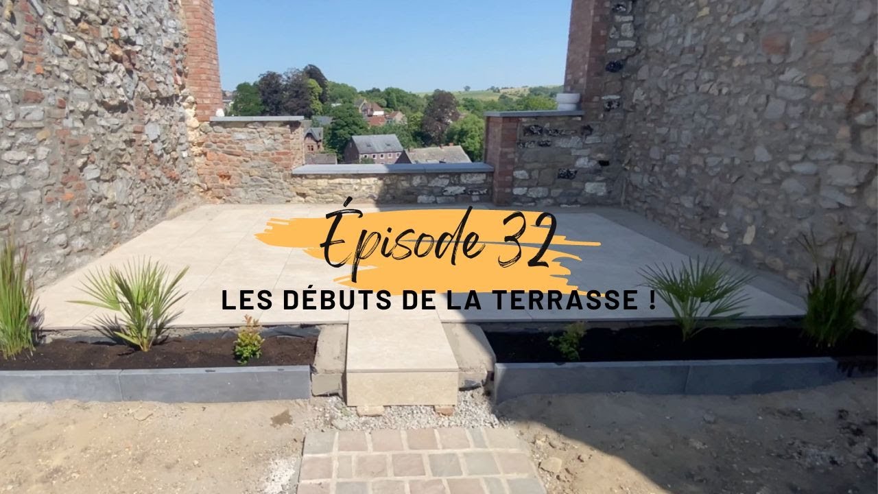 ON COMMENCE À CARRELER LA TERRASSE ! - Épisode 32