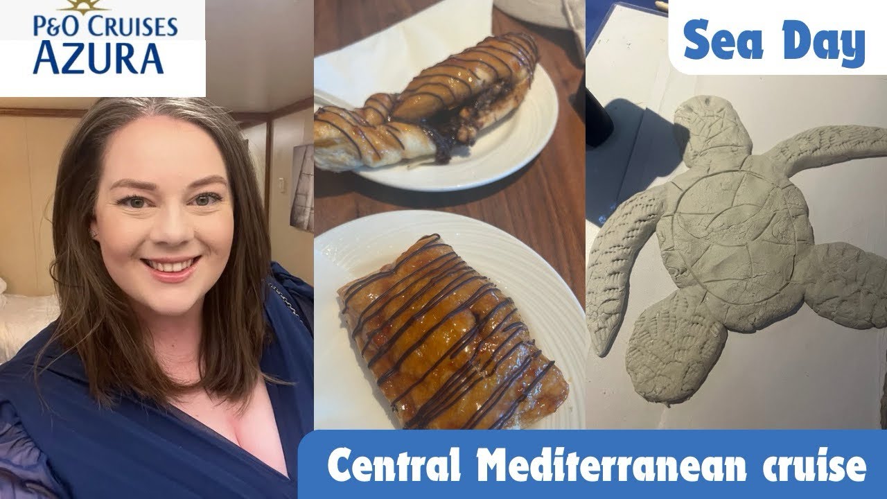 MEDITERRANEAN FLY CRUISE 🚢 1st Sea Day | P&O Cruises Azura | September 2024