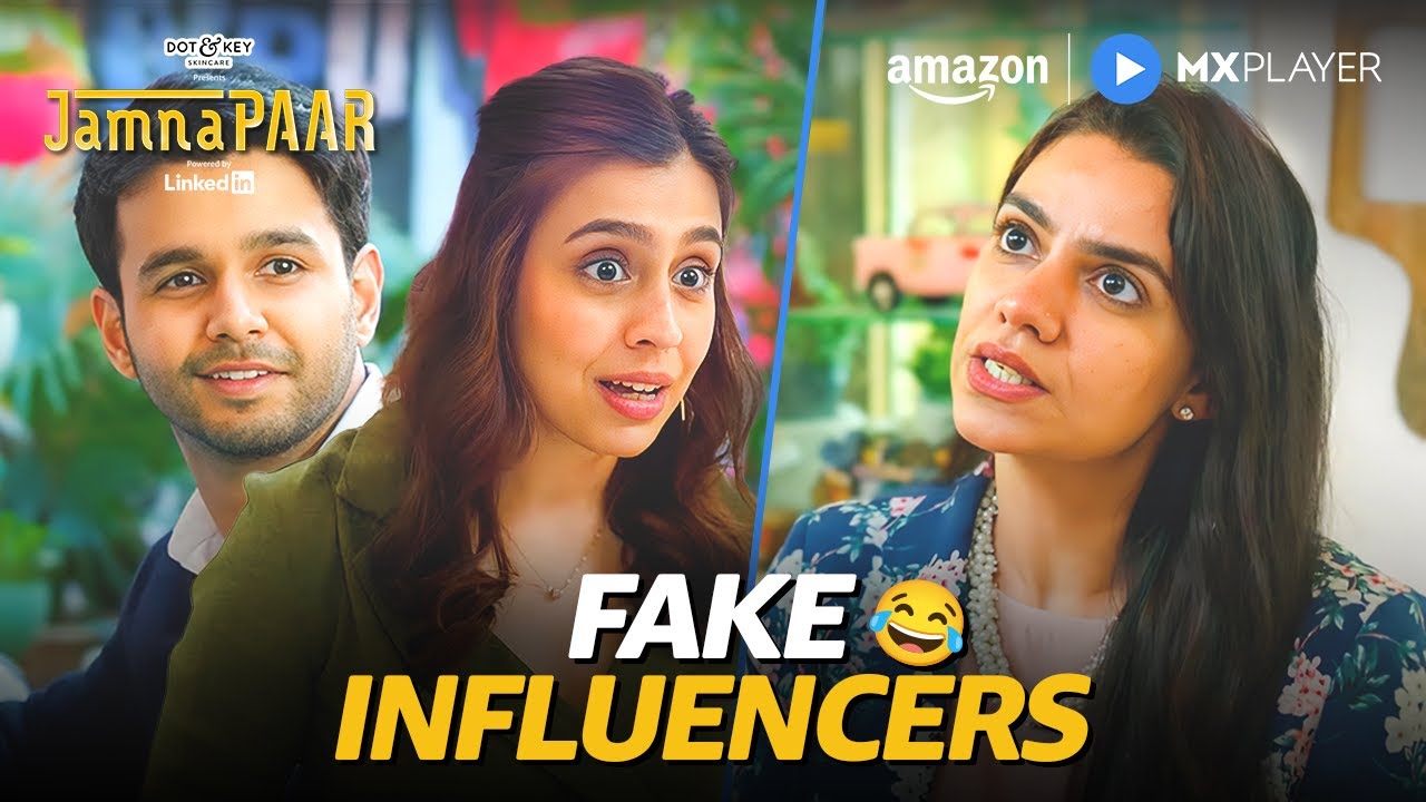 How To Deal With Fake Influencers 😂 ft. Srishti Rindani | Jamnapaar | Amazon MX Player