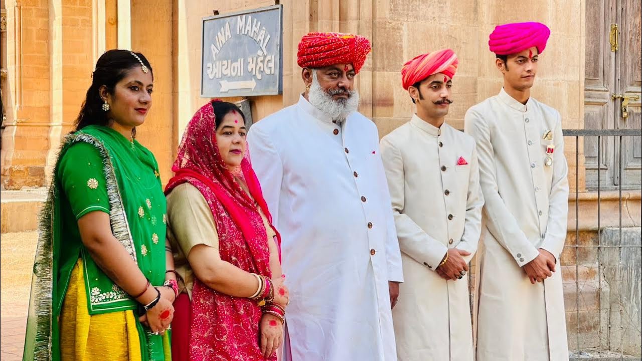 Family tradition followed by the Royal Family of Kutch at Aina Mahal, Bhuj and Matana Madh (Kutch).
