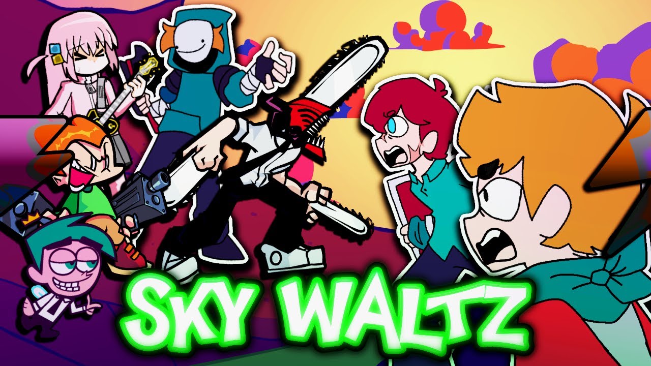 SKY WALTZ but Every Turn a Different Character Sings 🎶⚡ (FNF Seek's Dream SMP Everyone Sings It)
