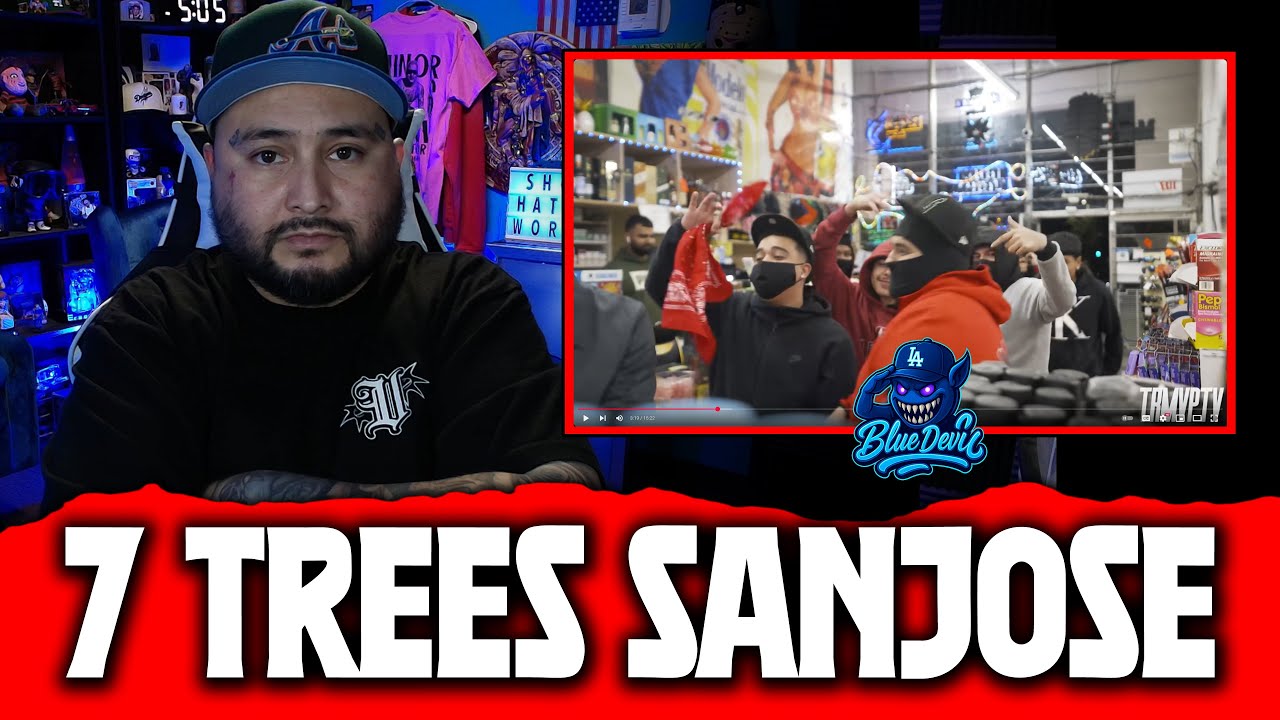 San Jose California 7Trees Norteno Hood Vlog Part-2 / Blue Devil Reaction