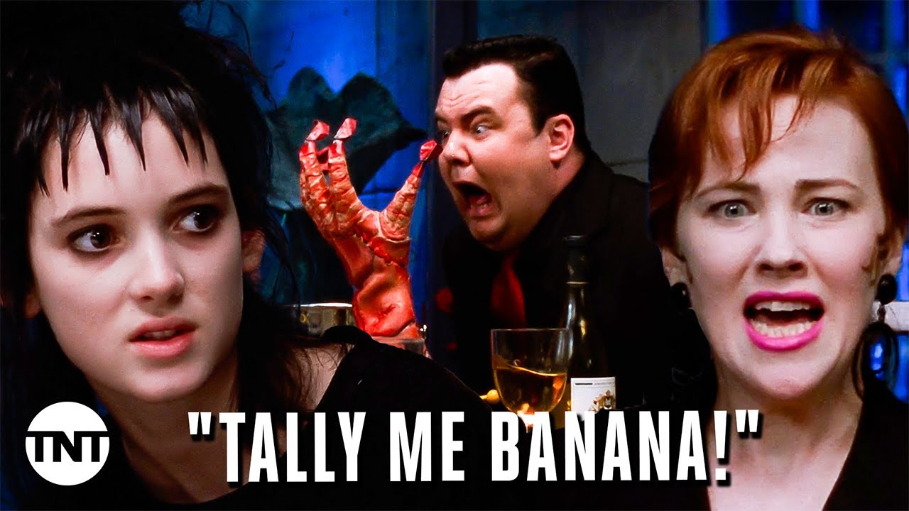 The Haunted Dinner Scene feat. Day-O (The Banana Boat Song) [CLIP] | Beetlejuice | TNT