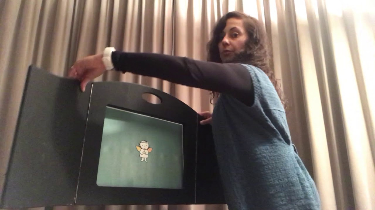 Usando un kamishibai  - Opción 1 -  Teatro de papel