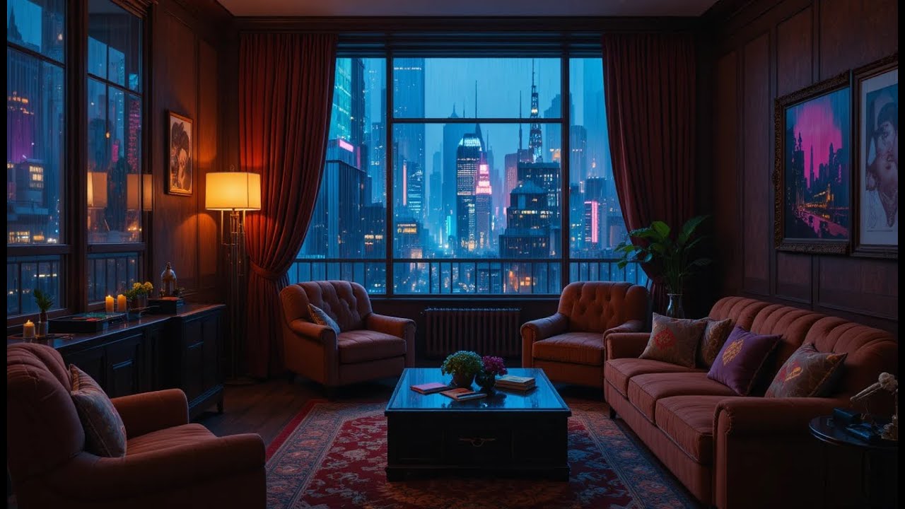 Lofi Rain – Midnight Coffee: Rainy Balcony Secrets