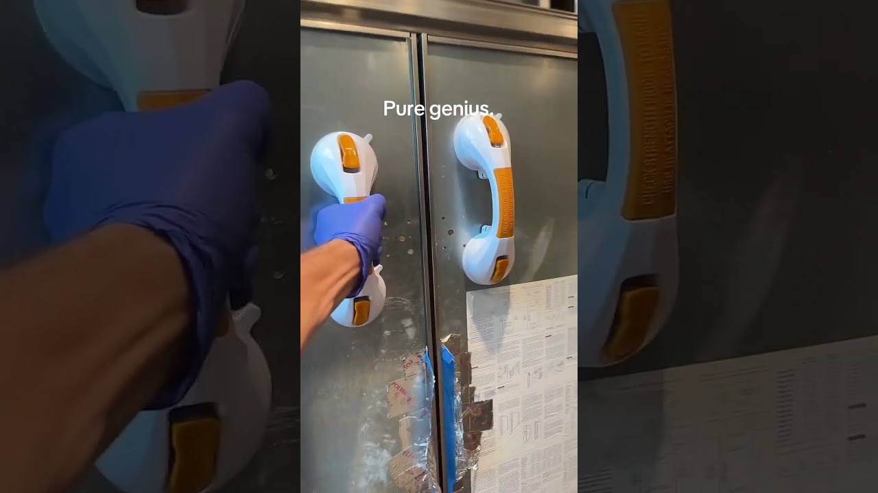 Suction cup handles