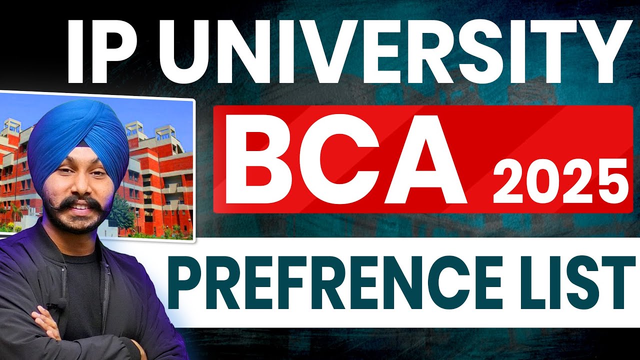 IP University BCA Preference List | IPU BCA Rank wise Colleges | IP University Admission 2025