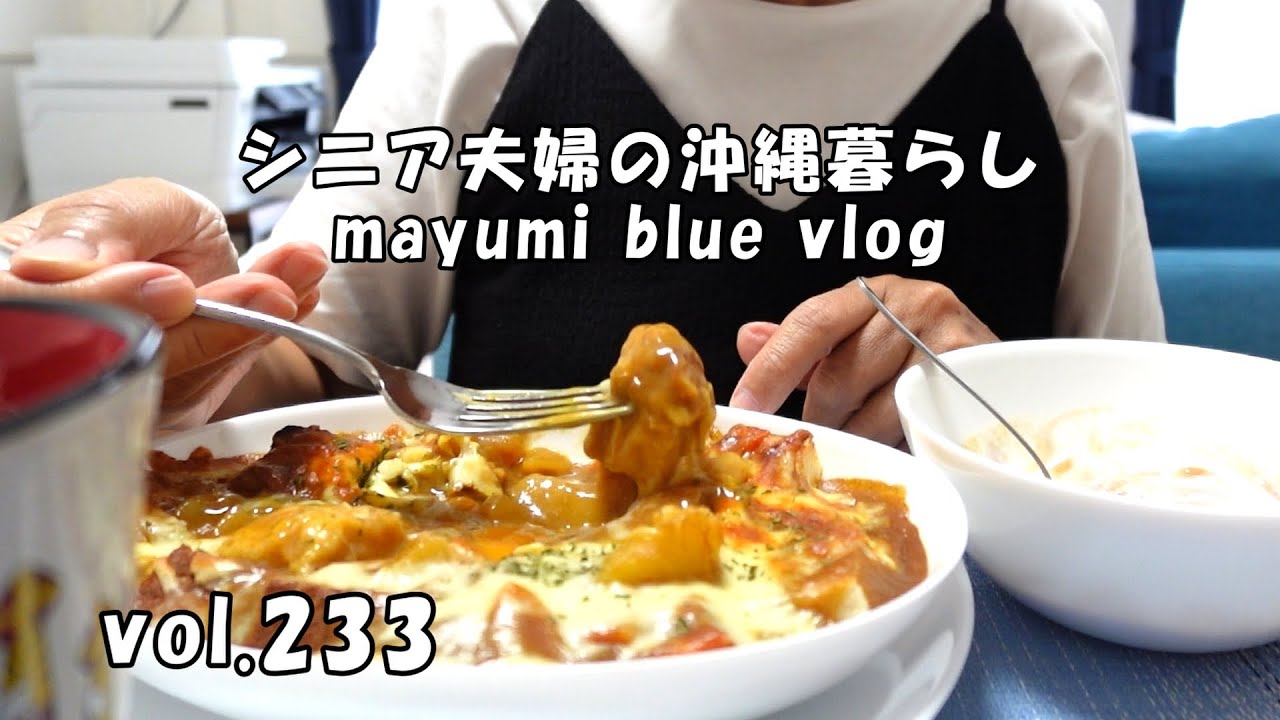 【沖縄暮らしvlog】沖縄の海を散策/残りのカレーでカレーパングラタン/浜原（亀之浜）へドライブと散歩/おやつタイム/国道58号線をドライブ