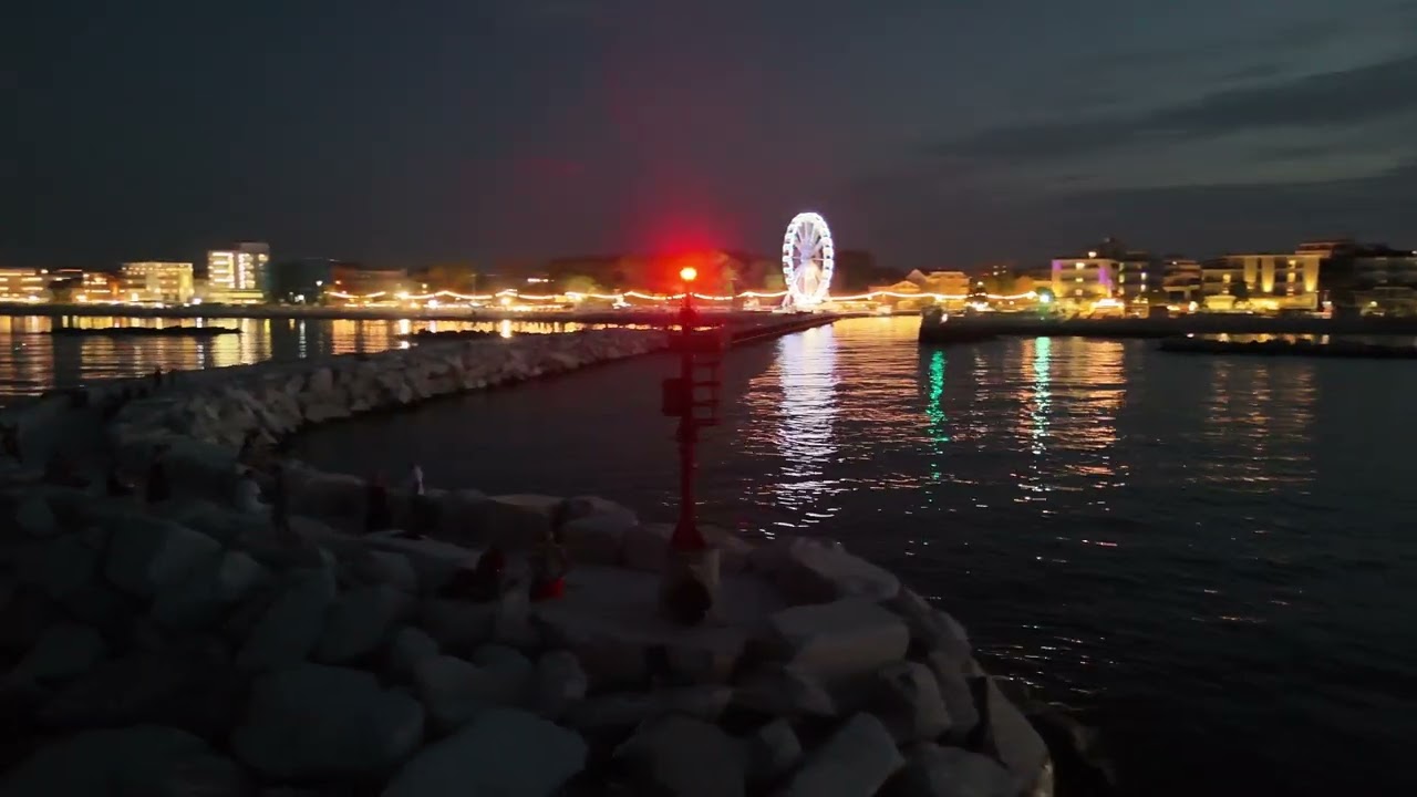 Bellaria igea marina di sera dji mini 4 pro 