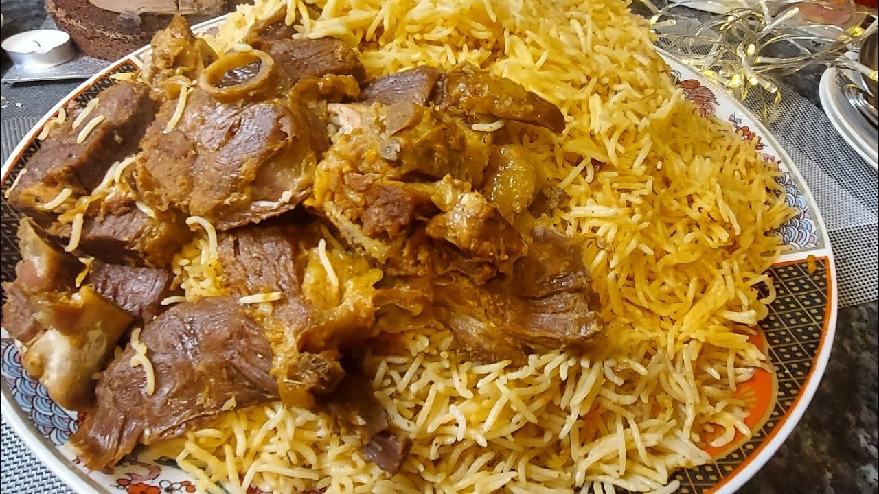 طرزتهیه گوشت قاق یا لاندی پلو خوشمزه وخوش رنگ dry meat palaw gosht qaq afghan food