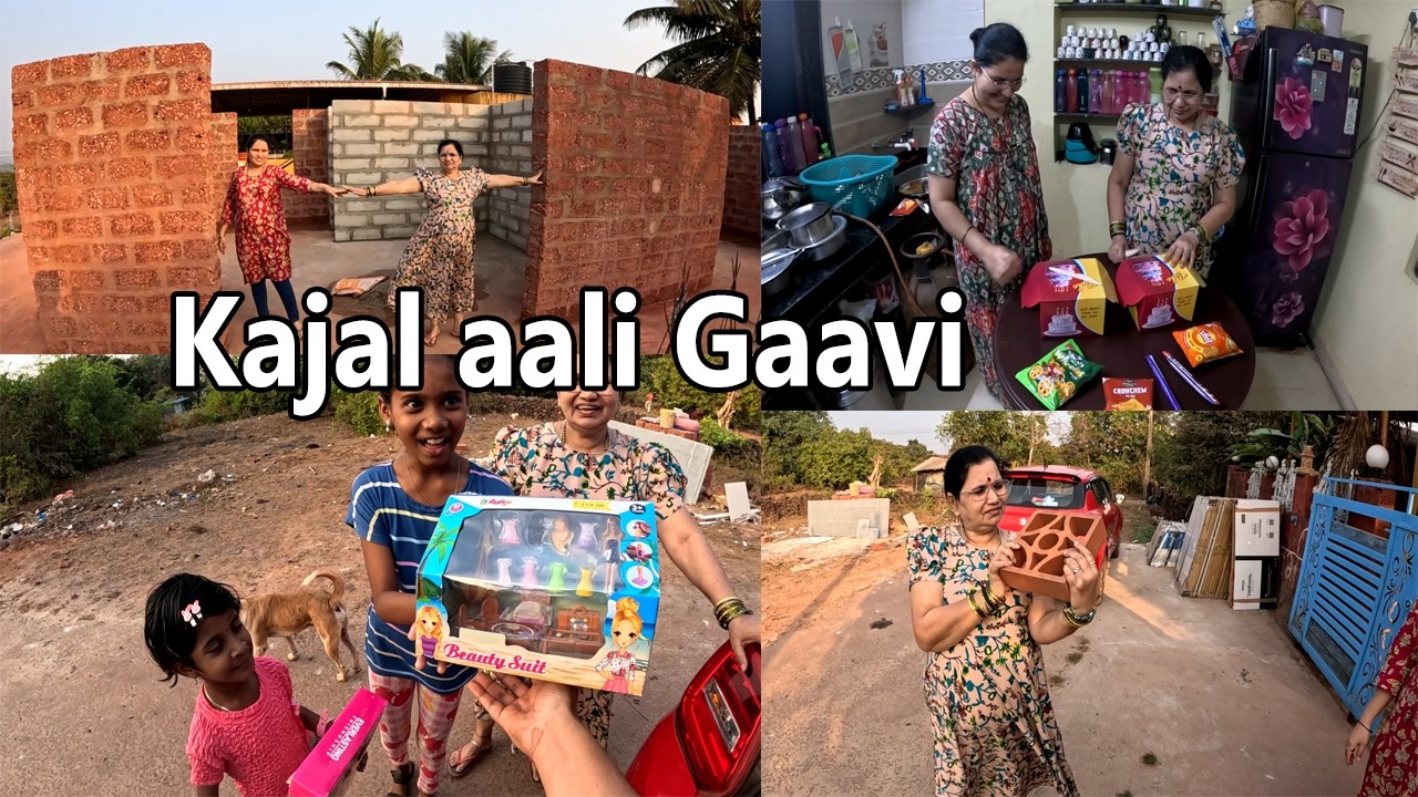 Kajal is Back | New House Terrace Rooms are Ready | Shubhangi Keer New Bungalow Construction Work