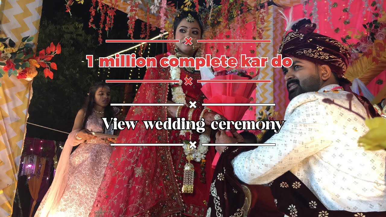 Wedding ceremony in this season filmi style see this video and like this 