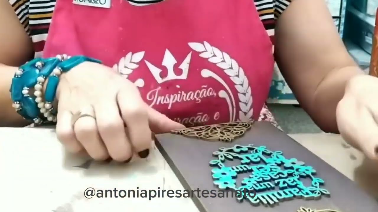 DIY Porta Retrato de MDF decorado
