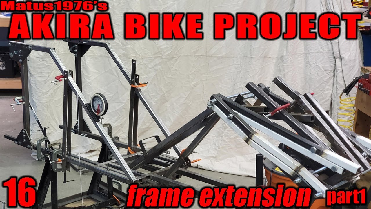 Проект Akira Bike - 16 - расширение рамы, часть 1