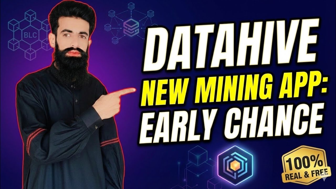 DataHive Mining App: Don't Miss This Early Chance! 🚀 Account Kaise Banaye?
