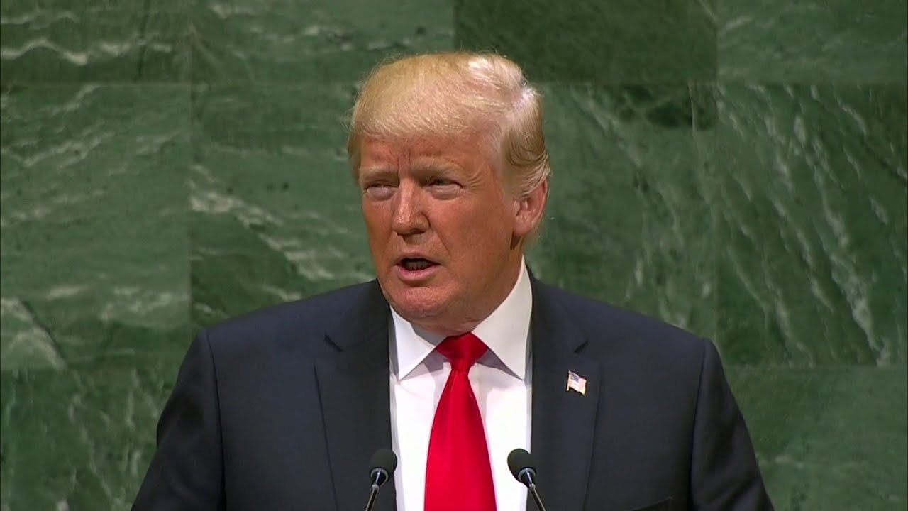 President Trump elicits laughter during speech to UN General Assembly