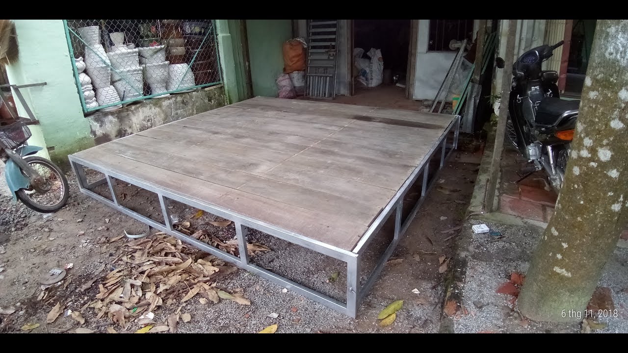 Cách làm sân khấu tháo ráp nhanh chóng.chắc chắn  kiên cố, bao nhảy bao dậm thoải mái .