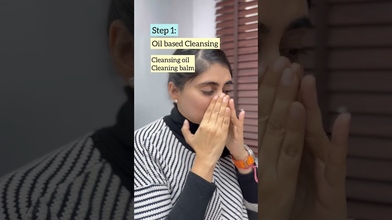 How to double cleanse your face? |Micellar water | makeup remover | cleanser | Facewash 
