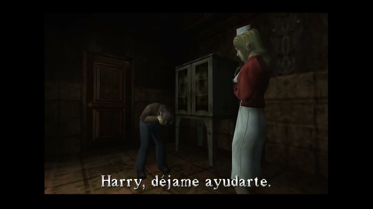 sillent hill ps1 saliendo  del hospital alchemilla