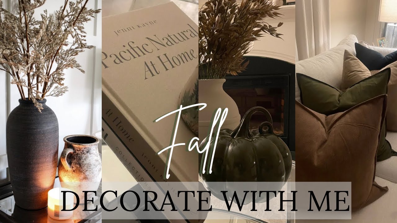 FALL DECORATE WITH ME | FALL ENTRYWAY | LIVING ROOM | KITCHEN | COZY FALL DECOR