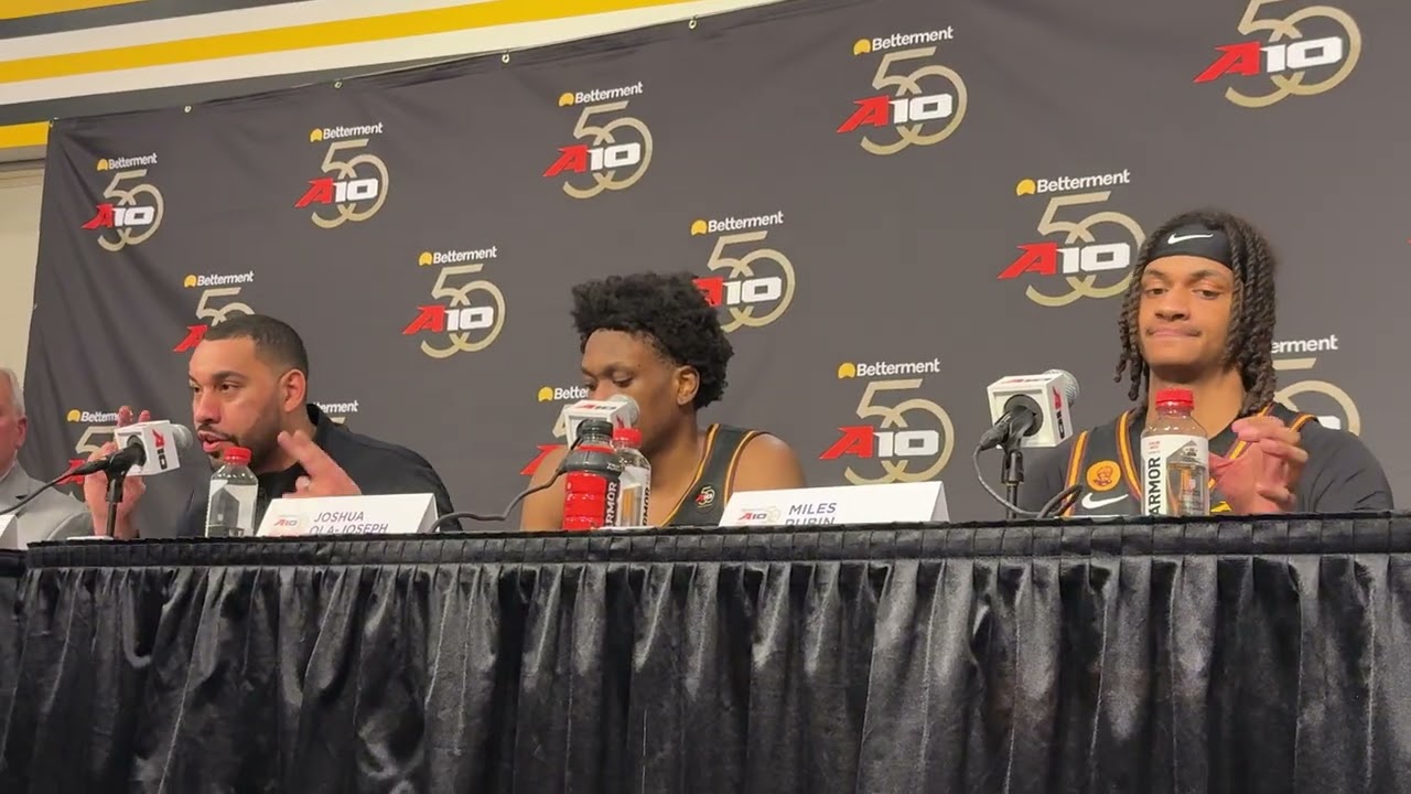 Loyola Chicago Post Game Press Conference A10 Tournament