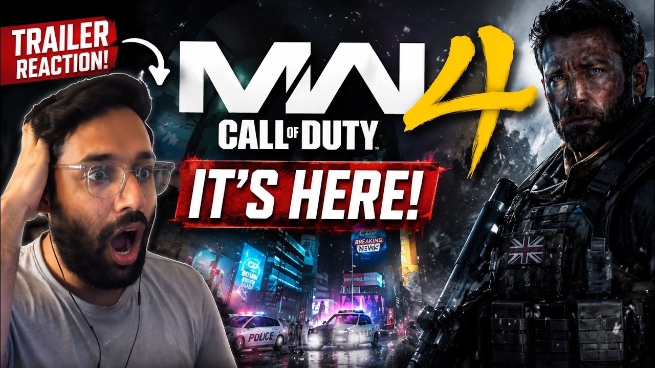MODERN WARFARE 4 IS REAL?! 😱 My First Reaction to the MW4 Reveal Trailer