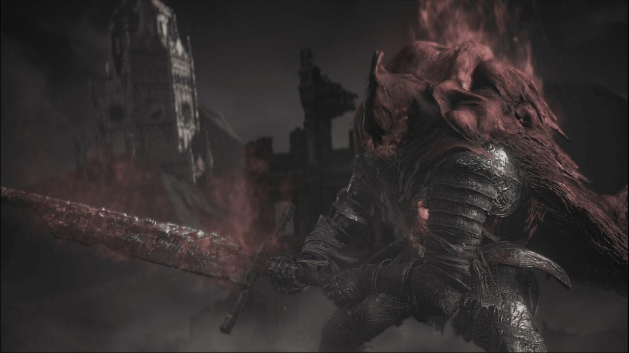 Random Dark souls 3 clip of me fighting slave knight gael