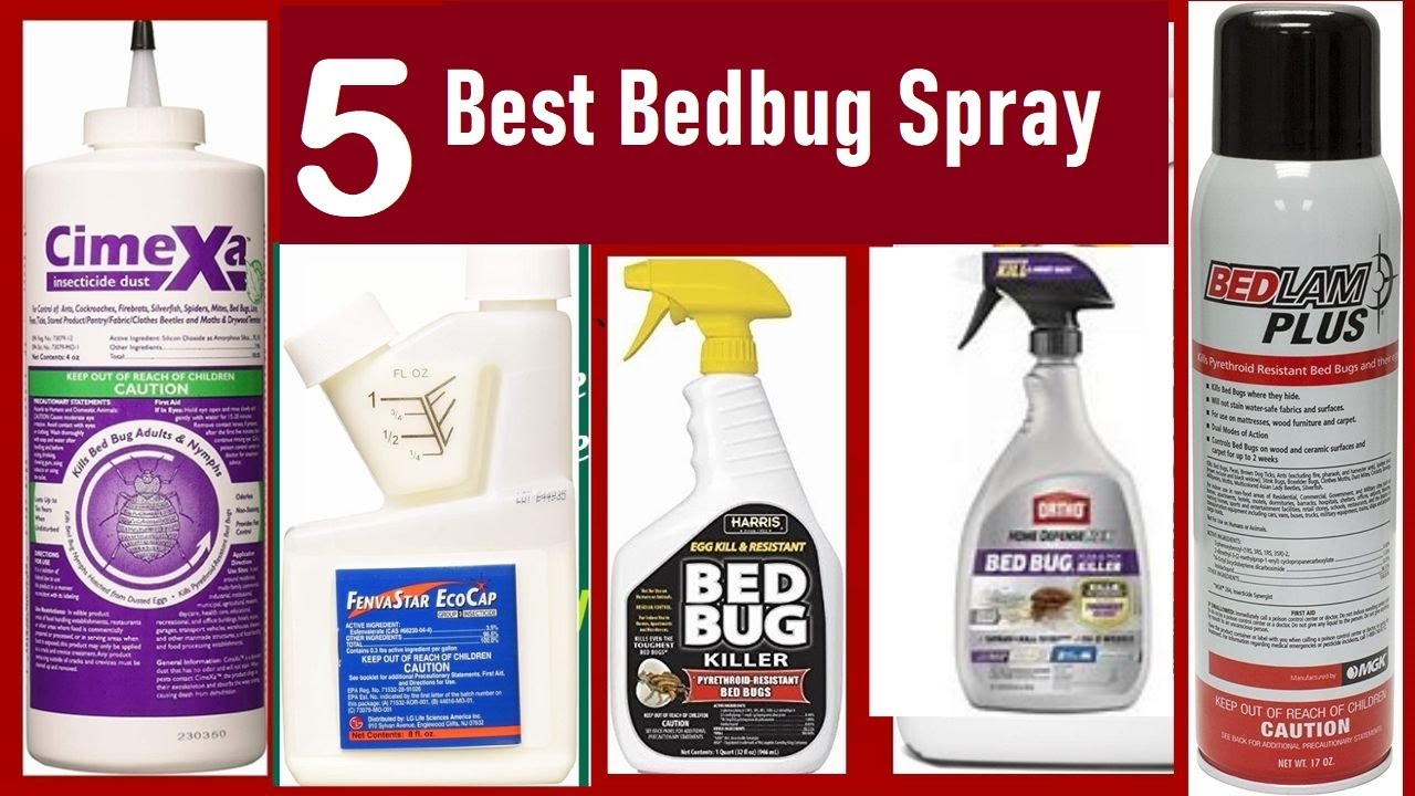 Review for Top 5 and The Best 5 Spray for Killing Bed Bugs