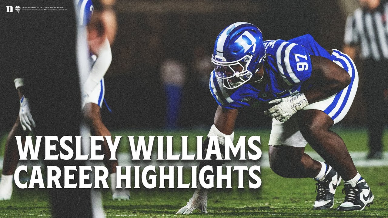 WESLEY WILLIAMS CAREER HIGHLIGHTS