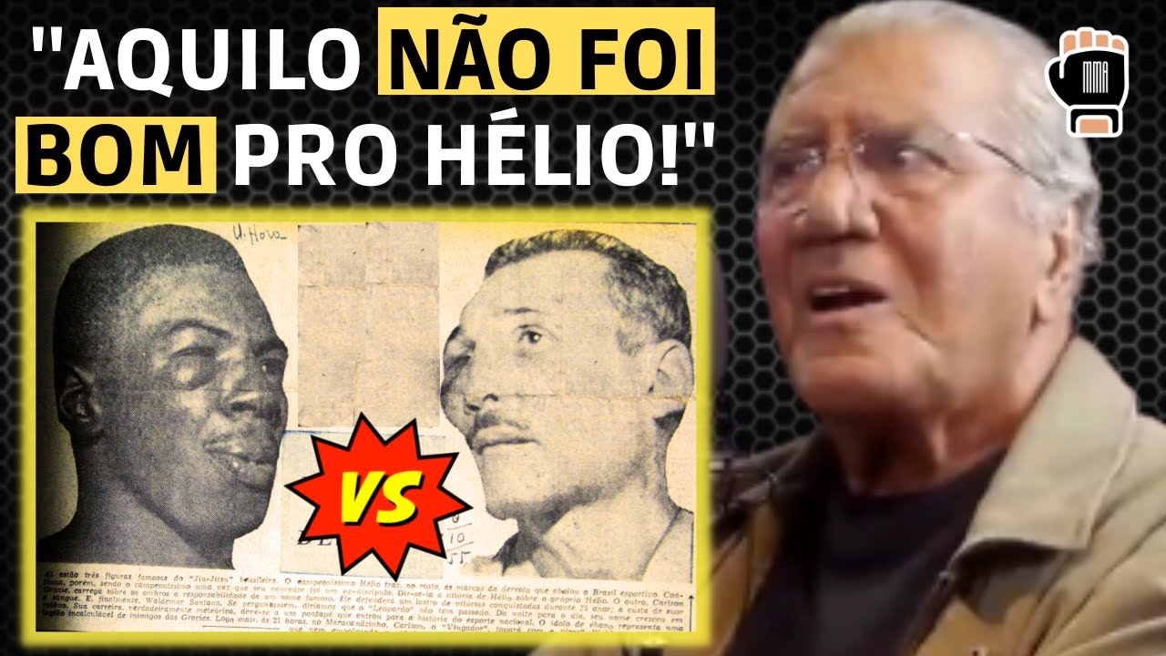 A DERROTA DE HÉLIO GRACIE PARA WALDEMAR SANTANA | ALVARO BARRETO