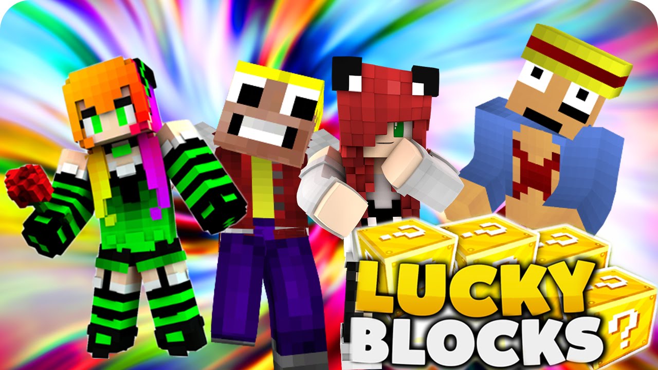 MINECRAFT TROLLS ME ON LUCKY BLOCKS - With Sel, Nia and Pancri