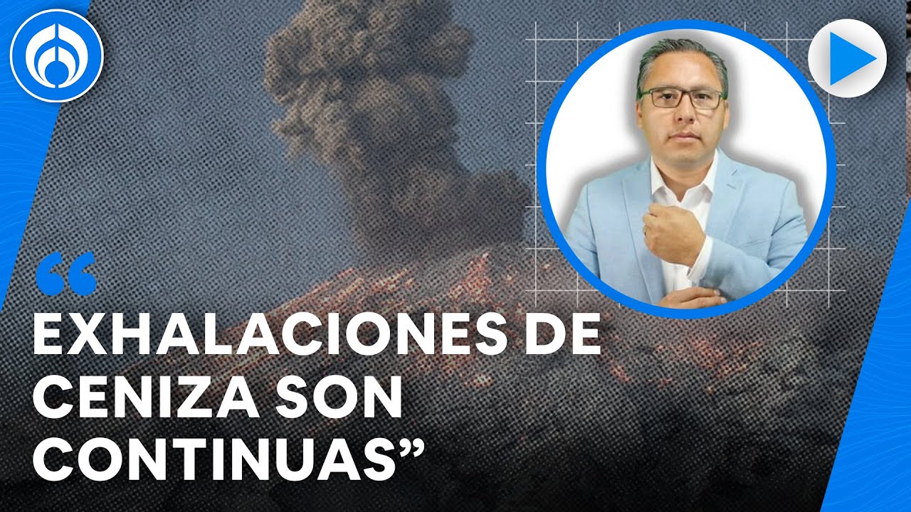 Popocatépetl ha registrado varias explosiones con bombas de lava