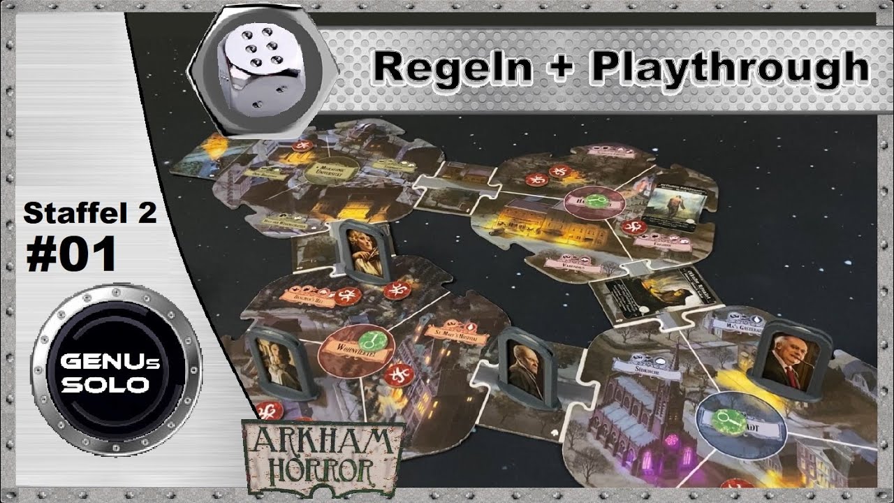 Arkham Horror 3. Edition - Träume von R'lyeh - S02E01 - Playthrough - Regeln - deutsch